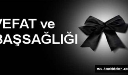 Hendek'ten Cenaze Haberleri 19.03.2016