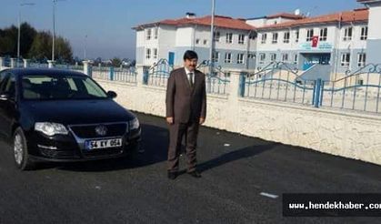 Hendek'te yeni açılan okul yolları asfaltlandı