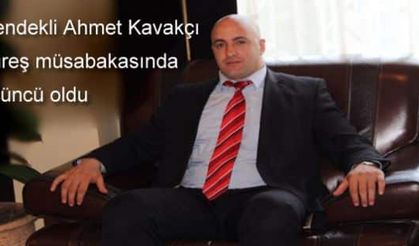 Hendekli Ahmet Kavakçı  güreş müsabakasında üçüncü oldu