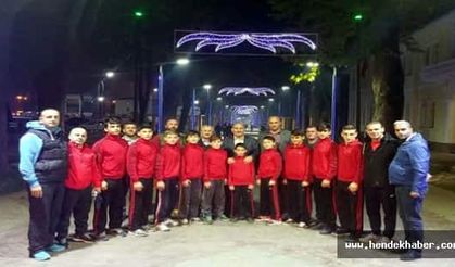 Hendekli güreşçiler Rize’de