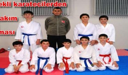 Hendekli karatecilerden milli takım çıkarması
