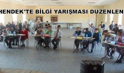 Hendek'te Bilgi Yarışması Düzenlendi
