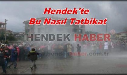 Hendek'te Bu Nasıl Tatbikat