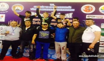 Hendek’ten Muay Thai Şampiyonları
