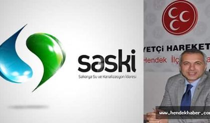 İlçe Başkanından SASKİ konulu sert açıklama