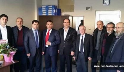 Hendek Belediyesine Hayırlıolsun ziyaretlerinde bulundular