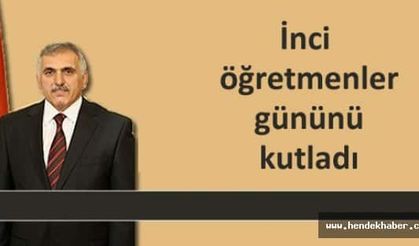 İnci öğretmenler gününü kutladı
