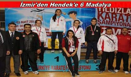 İzmir'den Hendek'e 6 Madalya