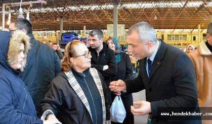Mhp Hendek İlçe Başkanı esnaf ziyaretlerini sürdürüyor
