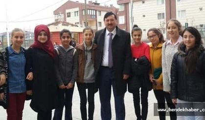 Okulları gezerek öğrencilerimize başarılar diledi