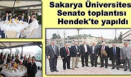Sakarya Üniversitesi Senato toplantısı Hendek'te yapıldı