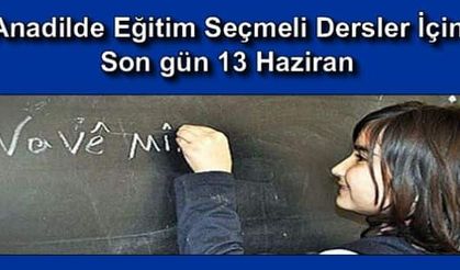 Son gün 13 Haziran!