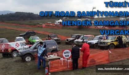 Türkiye off-road şampiyonasına Hendek damgasını vurcak...