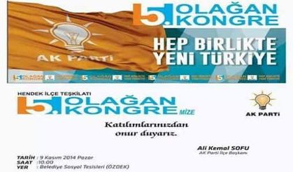 Yarınki Ak Parti Kongresi ertelendi!