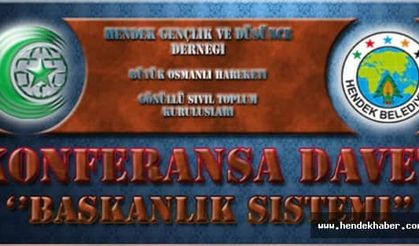 Yeni Başkanlık sistemi ile ilgili konferans
