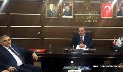 Yeni İl Başkanı Kılıç'ı Ziyaret Etti