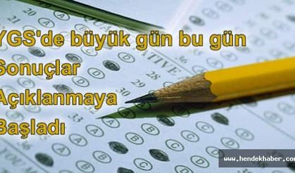 YGS'de büyük gün bu gün - Sonuçlar Açıklanmaya Başladı