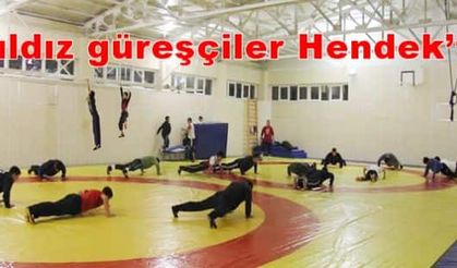 Yıldız güreşçiler Hendek’te