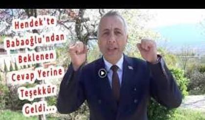 Beklenen Cevap Yerine Teşekkür Geldi...