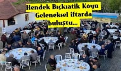 Bıçkıatik Köyü Geleneksel iftarda buluştu…