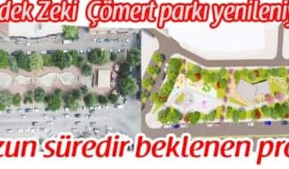 Hendek Zeki Cömert Parkı Yeniden Projelendirildi