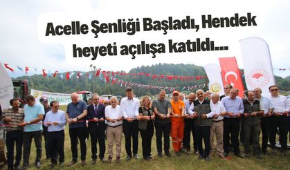 Acelle Şenliği Başladı, Hendek heyeti açılışa katıldı...