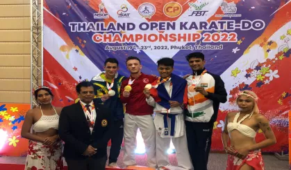 Hendek Karate Takımı Sporcusu Tayland’da Şampiyon Oldu