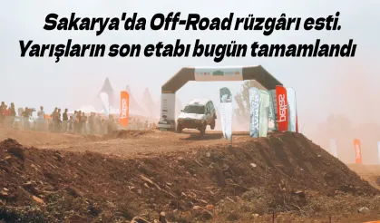 Sakarya'da Off-Road rüzgârı esti., Yarışların son etabı bugün tamamlandı