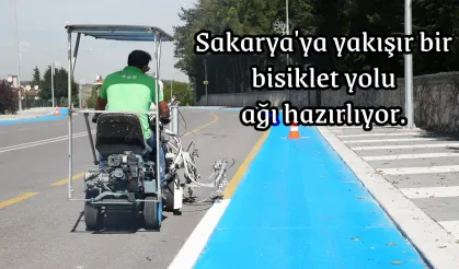 Sakarya'ya yakışır bir bisiklet yolu ağı hazırlıyor.