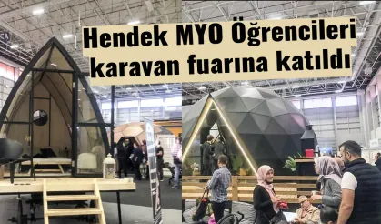 Hendek MYO Öğrencileri karavan fuarına katıldı