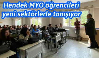 Hendek MYO öğrencileri yeni sektörlerle tanışıyor