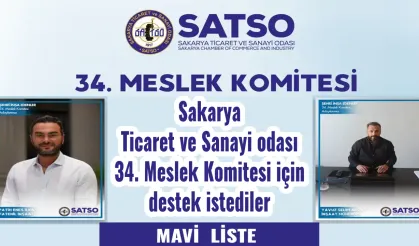 Sakarya Ticaret ve Sanayi odası 34. Meslek Komitesi için destek istediler