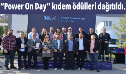 “Power On Day” kıdem ödülleri dağıtıldı.