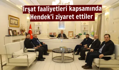 İrşat faaliyetleri kapsamında Hendek’i ziyaret ettiler