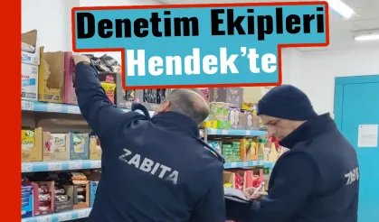 Denetim Ekipleri Hendek’te