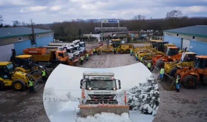 Hendek’te Yağması Beklenen Kar için Nöbet Başladı…