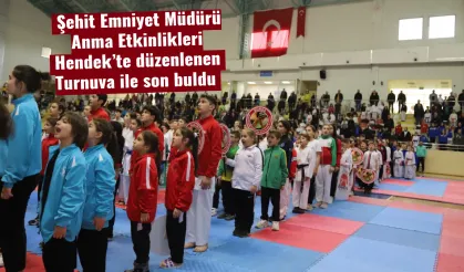 Şehit Emniyet Müdürü Anma Etkinlikleri Hendek’te düzenlenen Turnuva ile son buldu