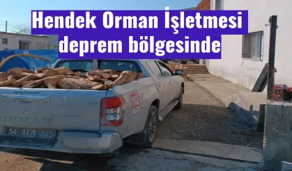 Hendek Orman İşletmesi  deprem bölgesinde
