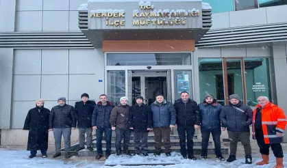 Hendek’ten 10 Din görevlisi bölgeye hareket etti.