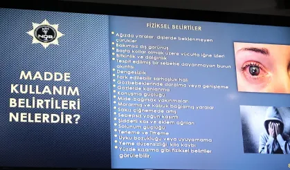 Uyuşturucuyla mücadele konusunda personellere önemli bilgiler verildi