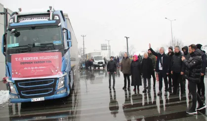 Deprem Bölgesine Hendek den giden yardım miktarı açıklandı.