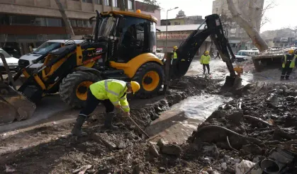 Deprem de zarar gören altyapı çalışmaları