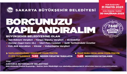 Yeni yürürlüğe giren yapılandırma başvuruları başladı