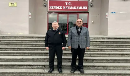 Sakarya İl Jandarma Komutanı Hendek'i ziyaret etti.