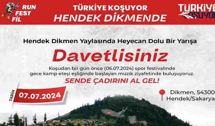 Hendek Dikmen Yaylasında Spor Şenliği Düzenlenecek