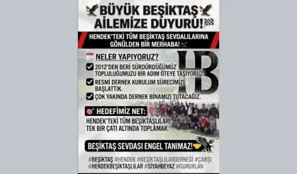 Hendek Beşiktaşlılar Derneği İçin İlk Adım