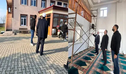 Müftü Turanlar Mahallesi Camiinde incelemelerde bulundu