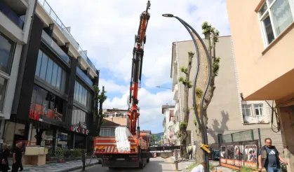 Hendek Remzi Efendi Caddesi Modern Aydınlatmaya Kavuşuyor