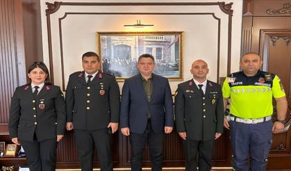 Hendek Jandarması'ndan Kaymakam Gökpınar'a Ziyaret