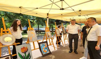 Hendek Atike Hanım Anadolu Lisesi'nde Sanat Sergisi